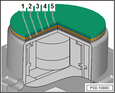 Painting parking aid sensor