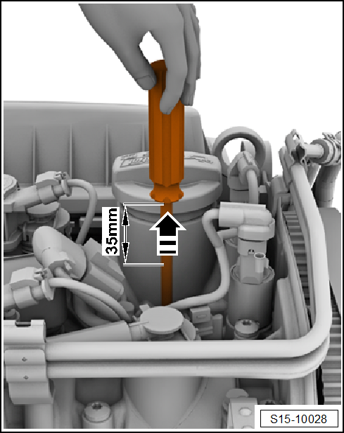 Removing and installing sealing flange on gearbox side