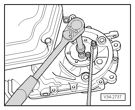 Renewing left oil seal