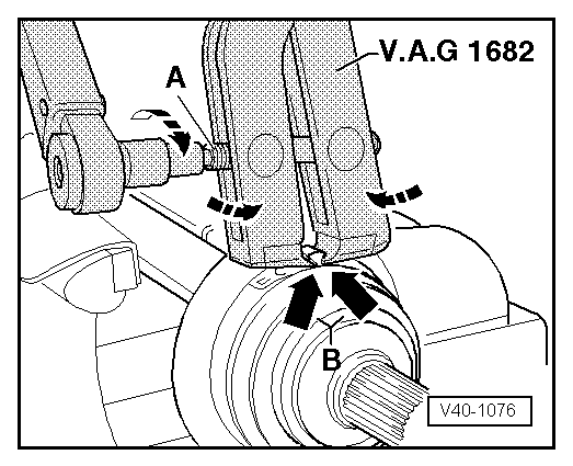 Dismantling and assembling drive shaft