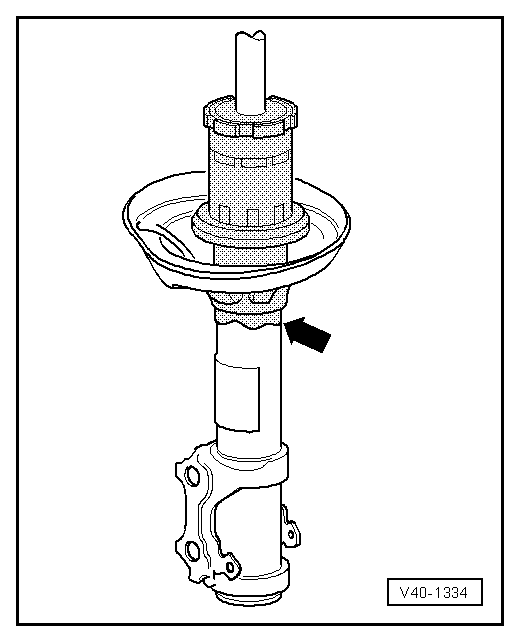 Leaks at shock absorbers