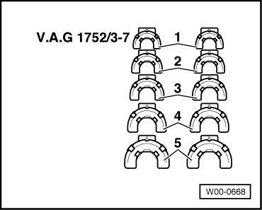 Removing and installing spring, multi-link suspension, right spring for front-wheel drive