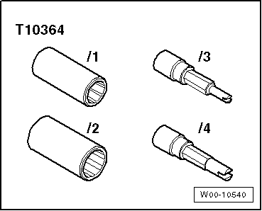 Removing and installing evacuating and charging valves on low and high-pressure side