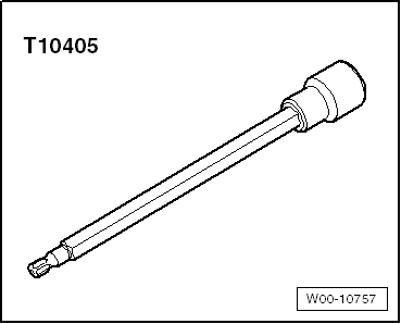 Removing and installing brake servo, RHD vehicles with diesel engine