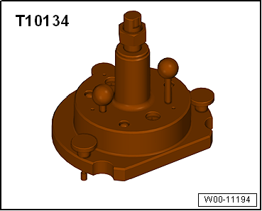 Removing and installing sealing flange on gearbox side