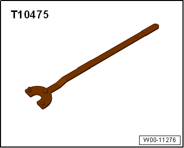 Removing and installing vibration damper