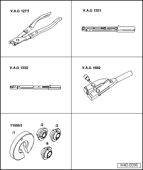 Dismantling and assembling drive shaft, triple roller joint AAR3300i