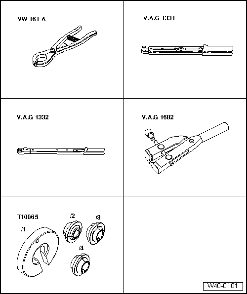 Dismantling and assembling drive shaft, constant velocity joint VL100